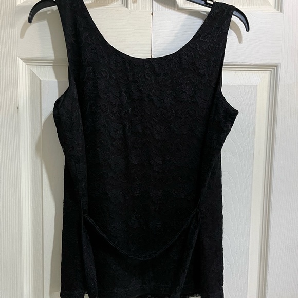 SC Collection Black Lace Blouse in Size Medium - Picture 3 of 3